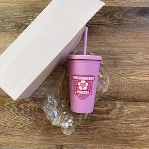 Illumicrate Afterlight 'The Perfect Match' Purple Soccer Themed Tumbler